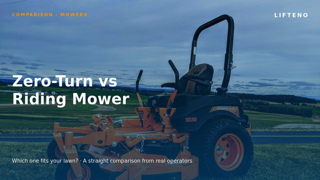 Zero-Turn vs Riding Mower: Which One Fits Your Lawn?