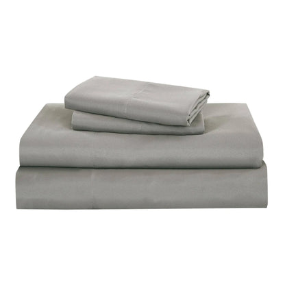 9 Piece Comforter Set Lavender Grey Modern Striped Bedding