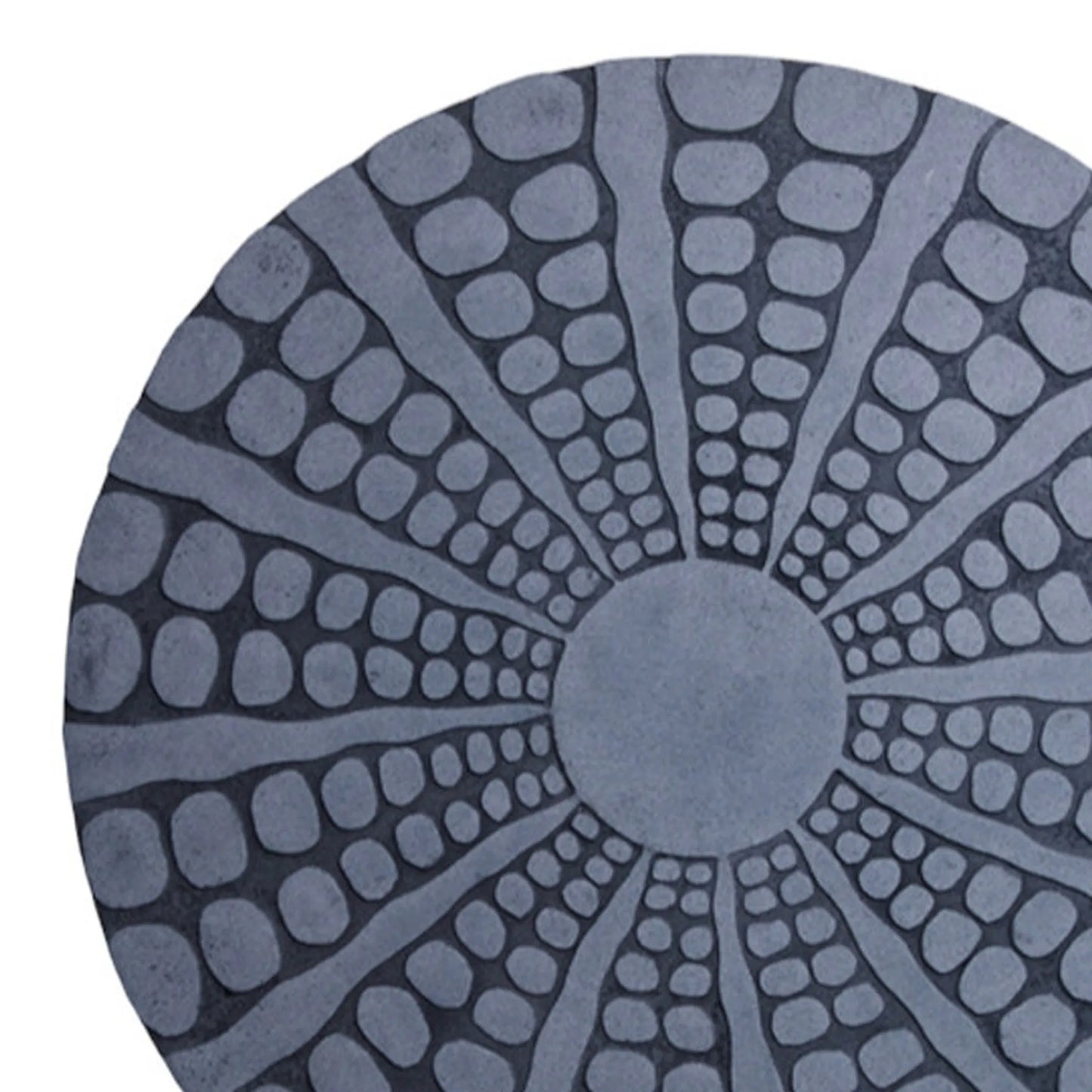 Lifteno 28" Round Wall Decor – Gray Sandstone Minimalist Wall Art, Modern Contemporary Home Decor