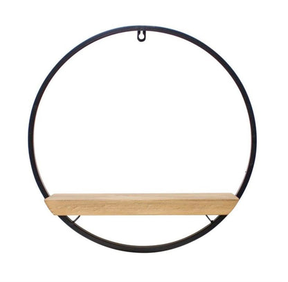 Lifteno Brown Metal Wall Decor – Modern Geometric Sculptural Art