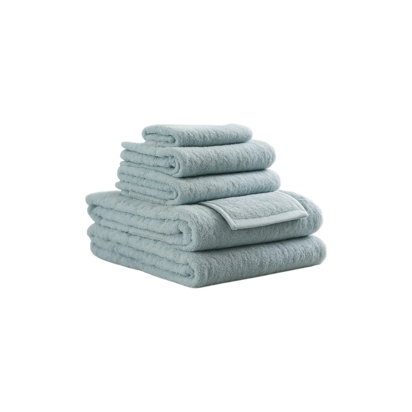 Set of Six Sea Cotton Quick Dry Terry Cloth Towels