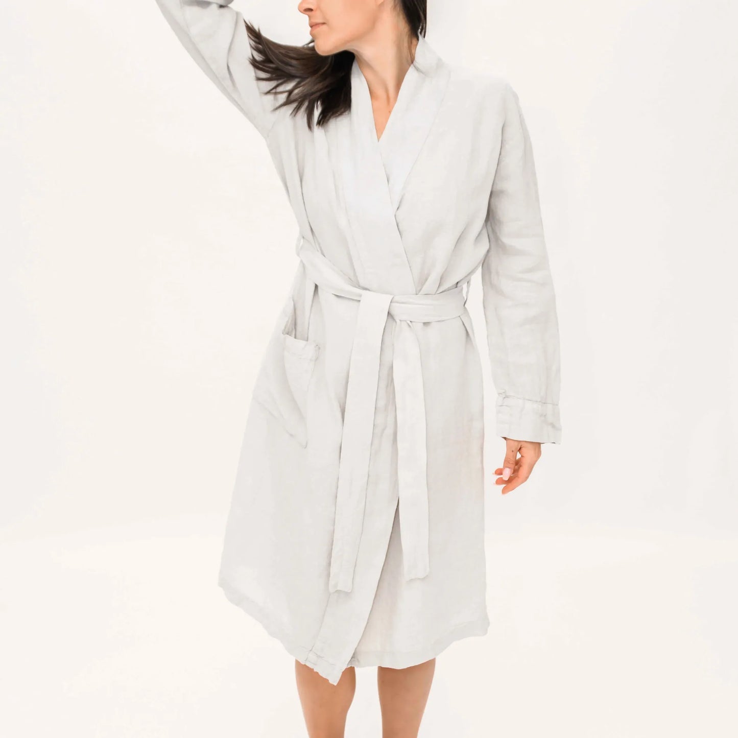 Lifteno Signature Premium Linen Unisex Bathrobe