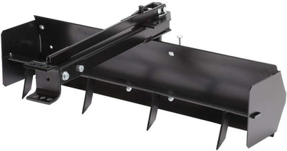 4-foot tow-behind box scraper and land plane with reversible hardened-steel cutting edges