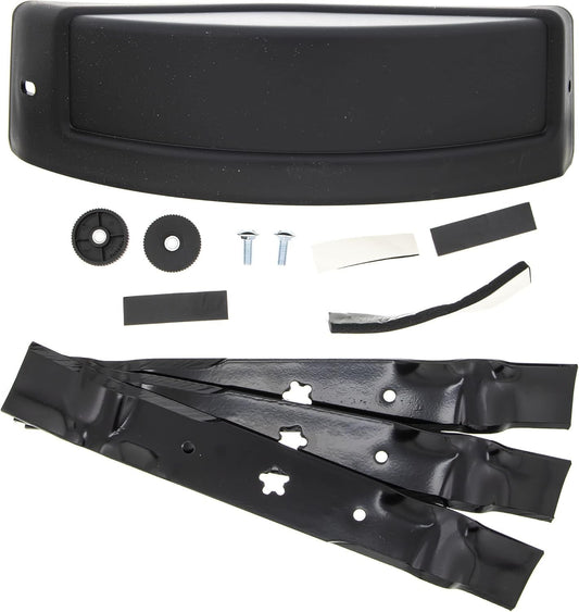 Premium 3-blade mulch kit for 50 to 54-inch mower decks with high-lift blades and baffle