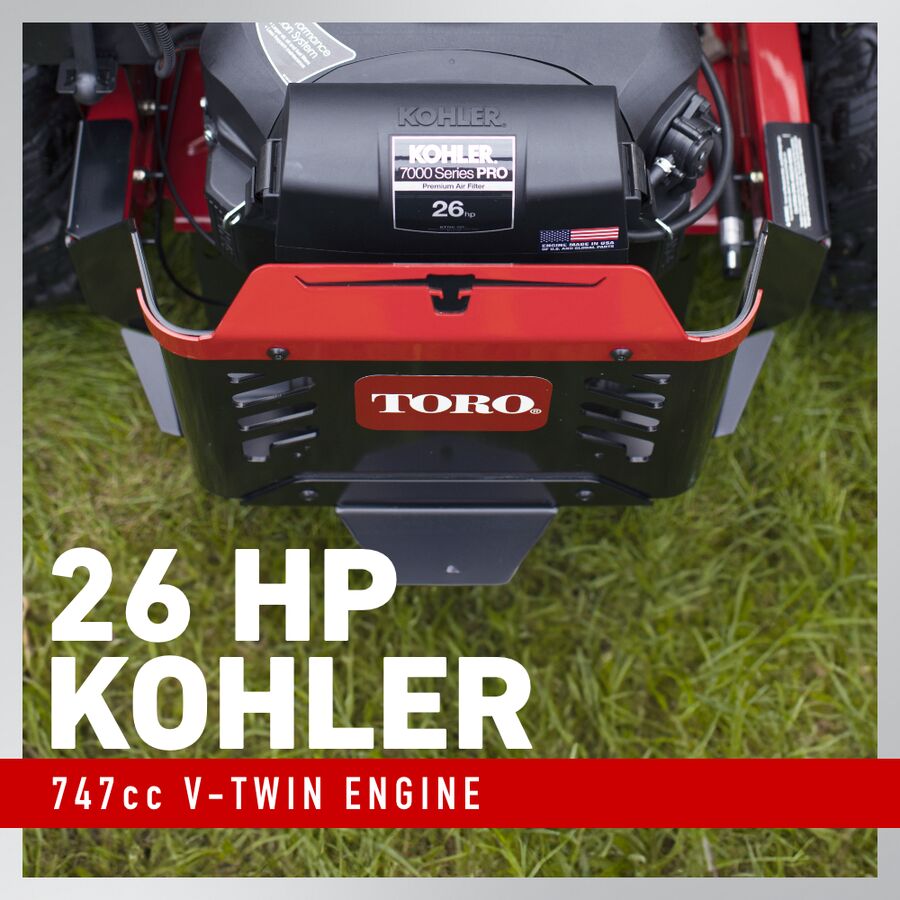 Toro TITAN 60 60" Zero-Turn Mower – 26 HP Kohler, MyRIDE