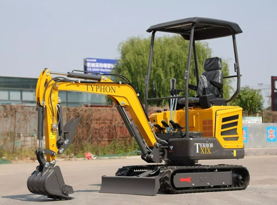 TYPHON Terror XIX 2-Ton Mini Excavator – Kubota D902 Diesel