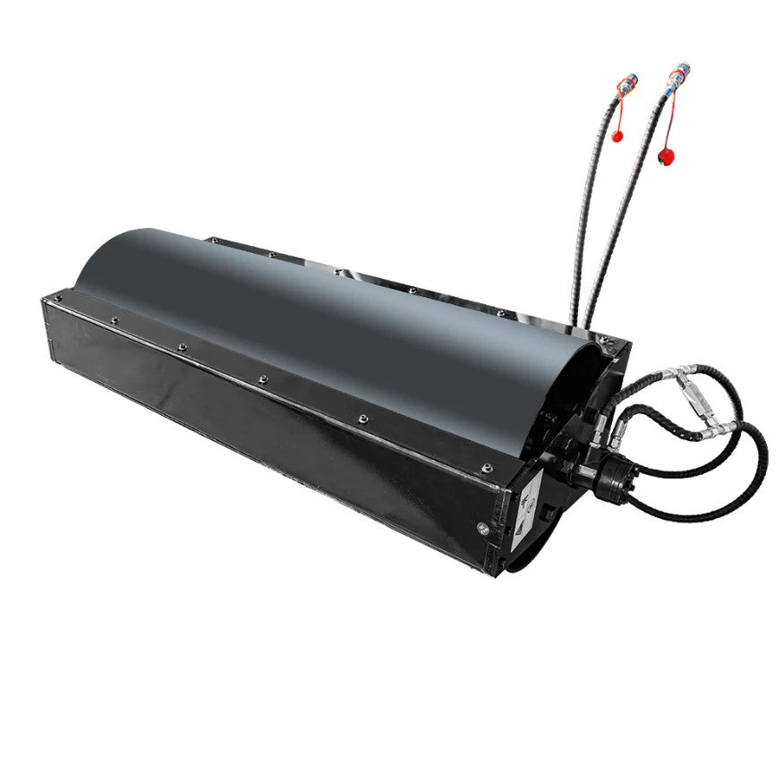 59-inch vibratory roller compactor attachment for skid steer loaders