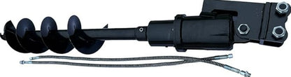 Wallemac hydraulic auger attachment for excavators with 25mm pin