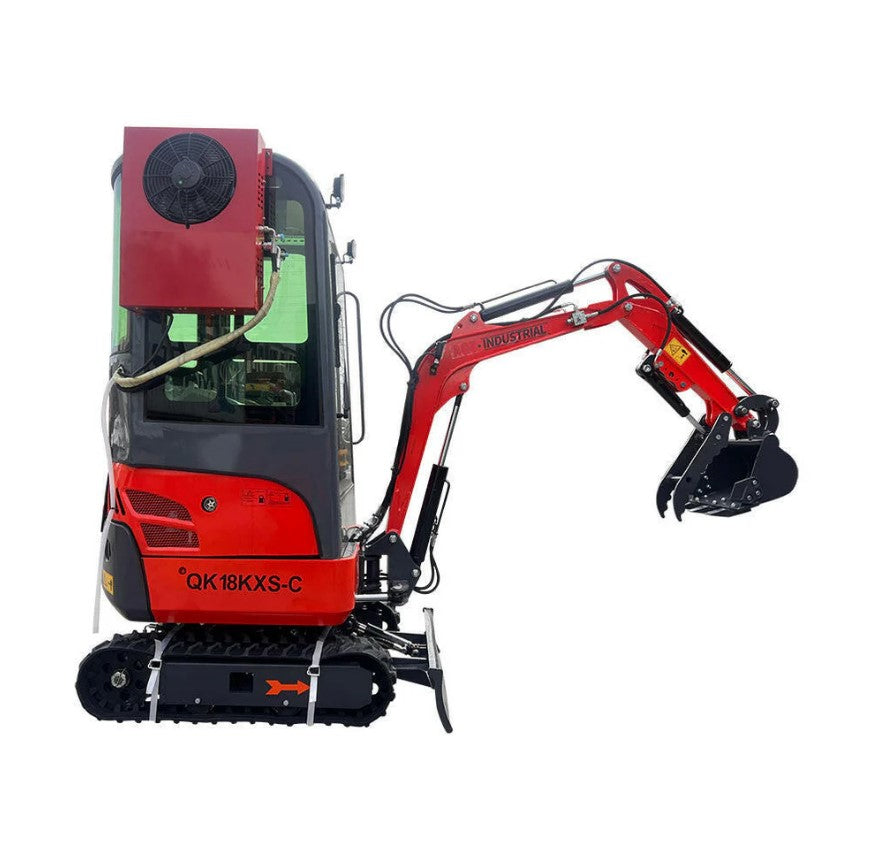 AGT KH18K-CC 1-Ton Mini Excavator – Kubota, A/C Enclosed Cab