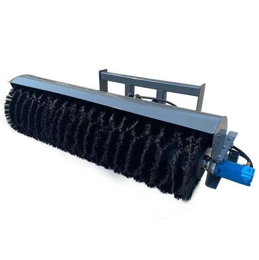 72-inch skid steer broom sweeper attachment, 16-21 GPM, AGT-SSAB72
