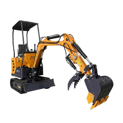 AGT DM12-C 1-Ton Mini Excavator – Side-Swing Boom & Hydraulic Thumb