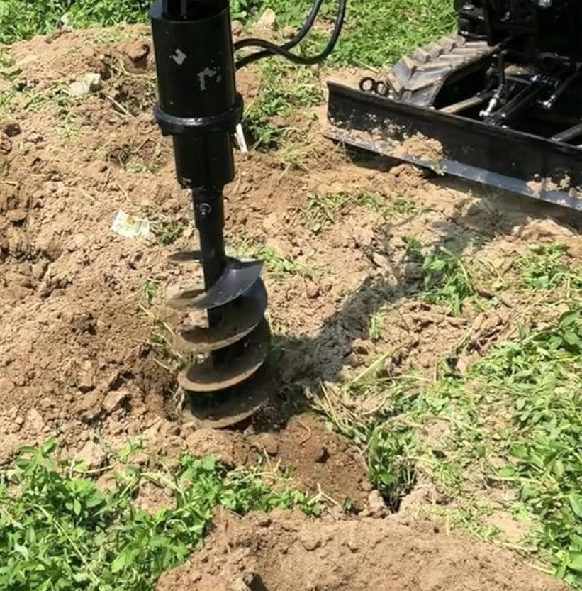 Wallemac Hydraulic Auger for Mini Excavators – 25mm Pin