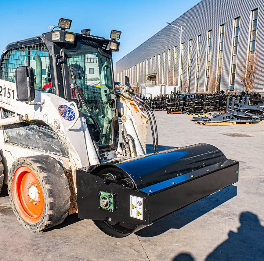 MMS 59" Vibratory Roller Compactor – Skid Steer Attachment