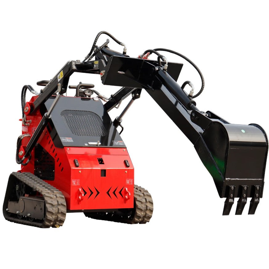 MMS 12" Fronthoe Digger Attachment – Mini Skid Steer