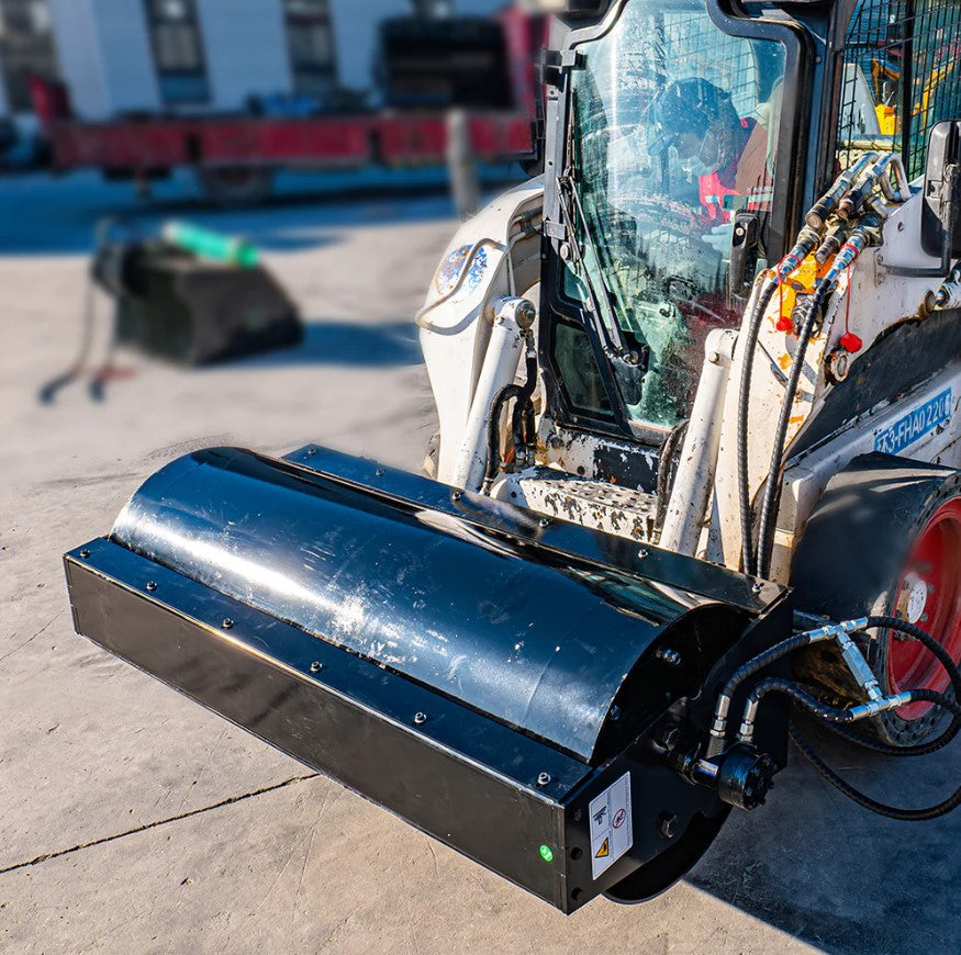 MMS 59" Vibratory Roller Compactor – Skid Steer Attachment