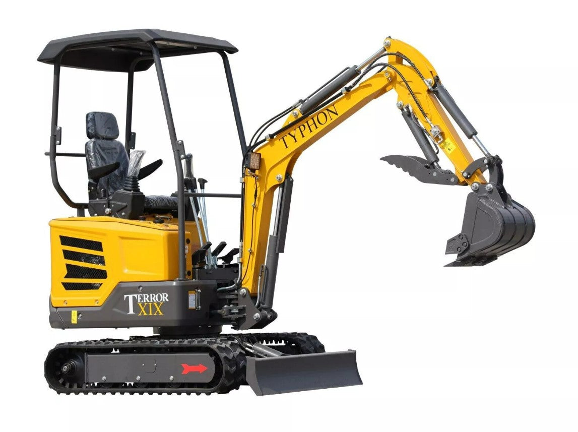 TYPHON Terror XIX 2-Ton Mini Excavator – Kubota D902 Diesel