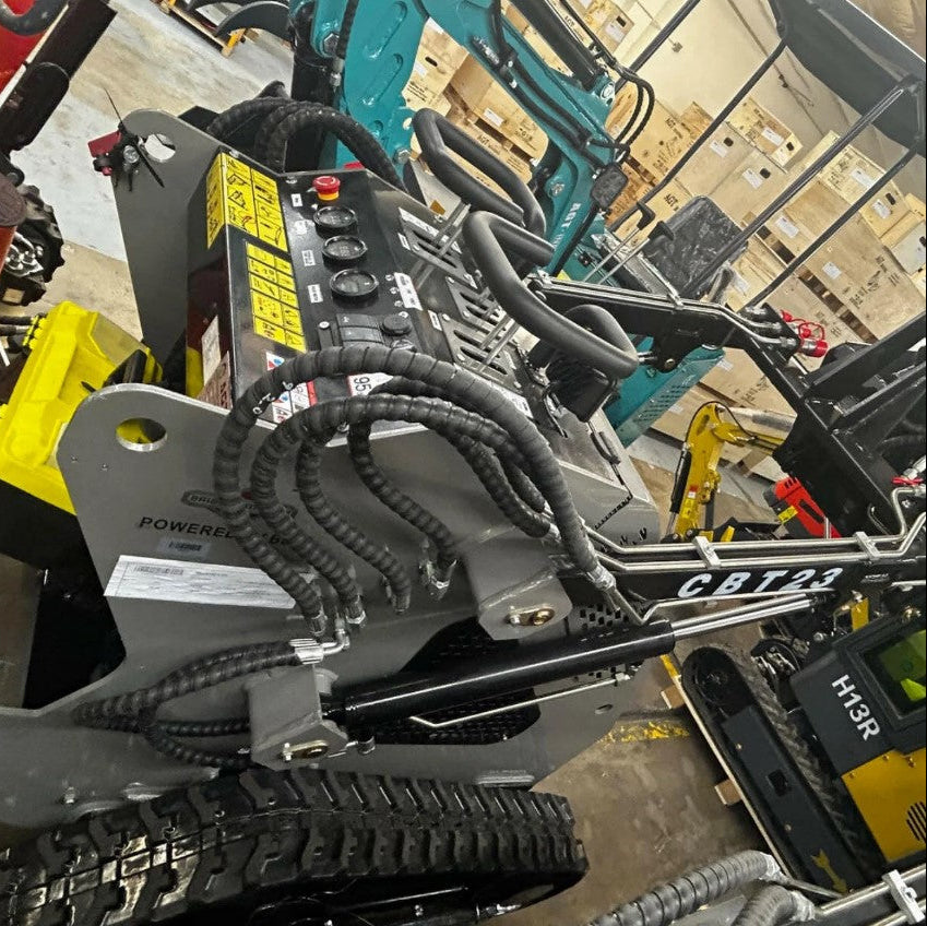 AGT CBT23 Stand-On Mini Skid Steer – 23 HP Briggs & Stratton