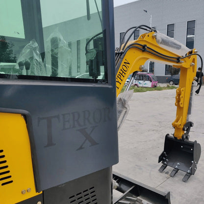 TYPHON Terror X Mini Excavator – 2,500 lb with Cabin