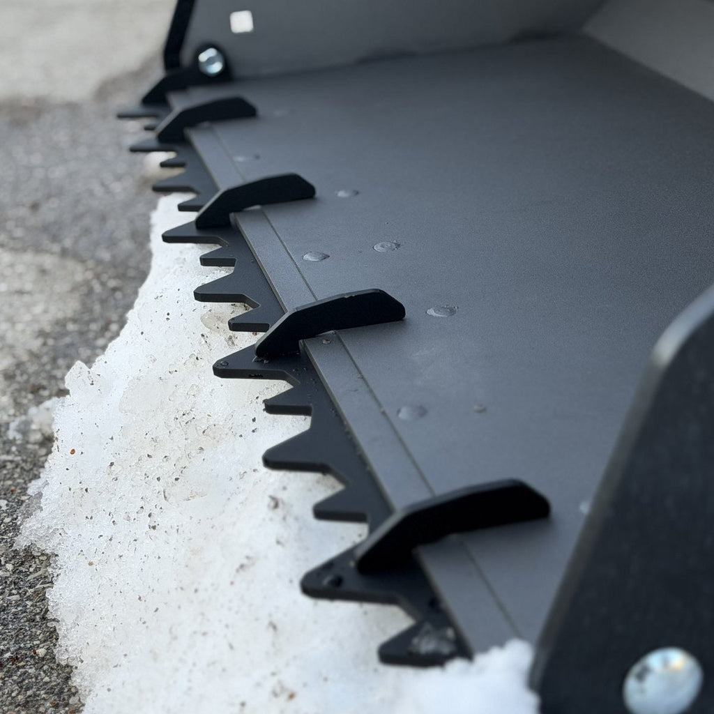 Universal front-end loader attachment for garden tractors, 350 lb lift, 38-inch bucket