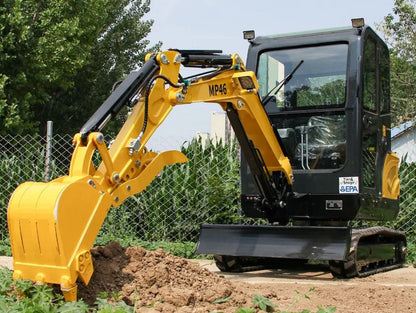 MACHPRO MP46 2-Ton Mini Excavator – 33.5 HP EPA Engine, Cab