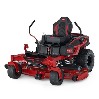 Toro TITAN 60 60-inch zero-turn mower with 26 HP Kohler engine and MyRIDE suspension